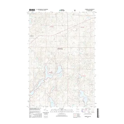 2015 Map of Diamond Lake, 2015 Print
