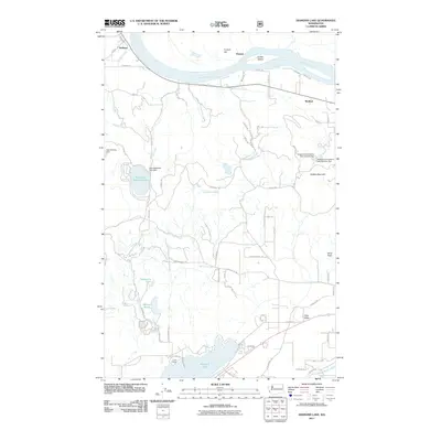 2011 Map of Diamond Lake, 2011 Print