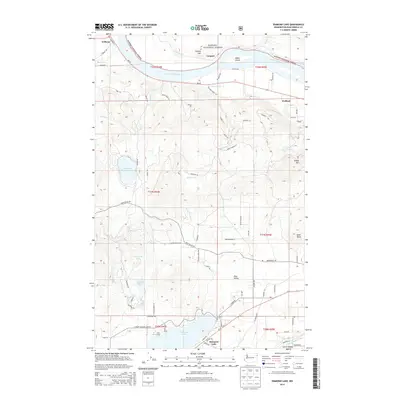 2014 Map of Diamond Lake, 2014 Print