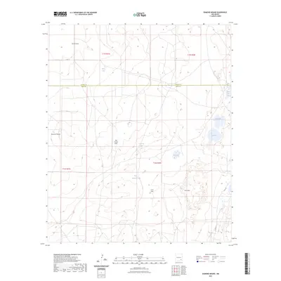 2023 Map of Diamond Mound, 2023 Print