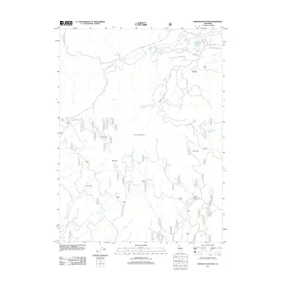 2012 Map of Diamond Mountain, 2012 Print