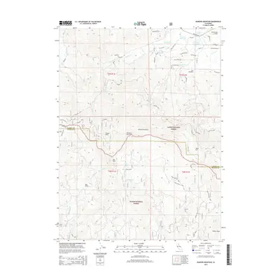 2015 Map of Diamond Mountain, 2015 Print