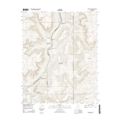 2014 Map of Diamond Peak, 2014 Print