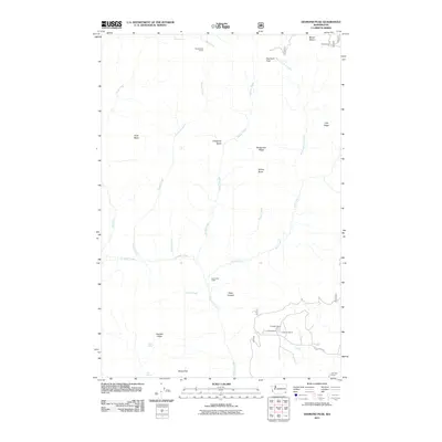 2011 Map of Diamond Peak, 2011 Print