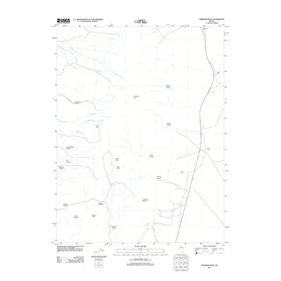 2012 Map of Diamond Peak, 2012 Print