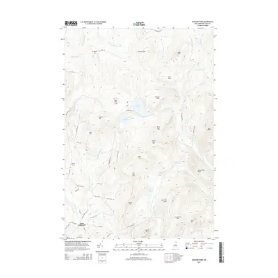 2015 Map of Diamond Pond, 2015 Print