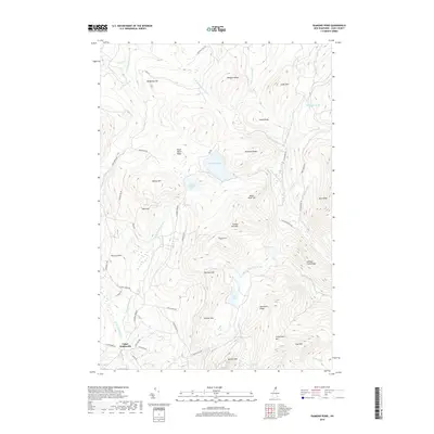 2018 Map of Diamond Pond, 2018 Print