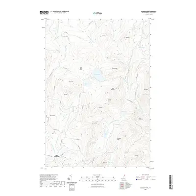 2021 Map of Diamond Pond, 2021 Print