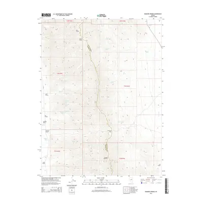 2014 Map of Diamond Springs, 2014 Print
