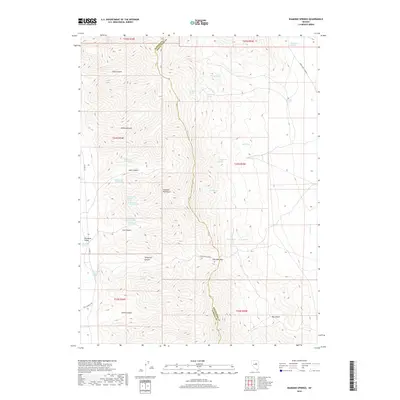 2018 Map of Diamond Springs, 2018 Print