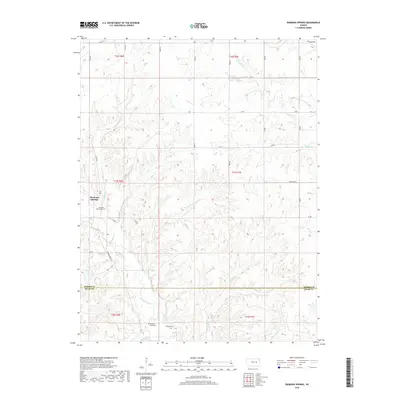 2018 Map of Diamond Springs, 2018 Print