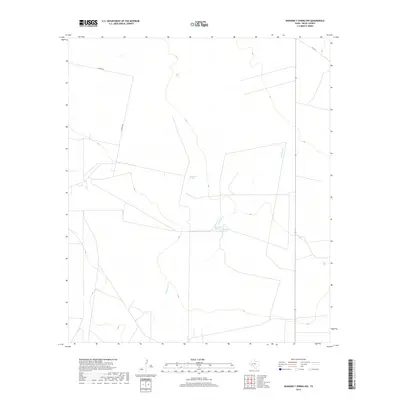 2019 Map of Diamond Y Spring NW, 2019 Print
