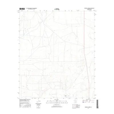 2016 Map of Diamond Y Spring, 2016 Print