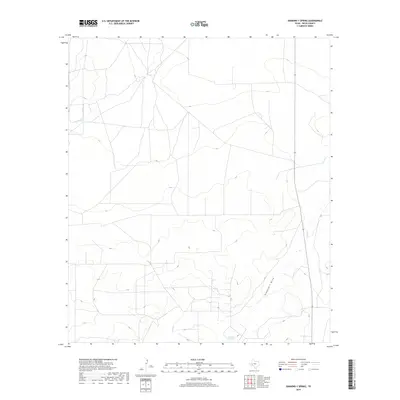 2019 Map of Diamond Y Spring, 2019 Print