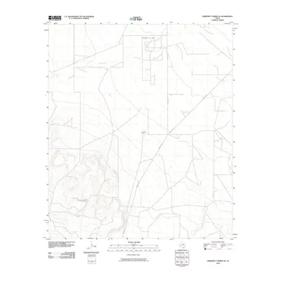 2010 Map of Diamond Y Spring SE, 2010 Print