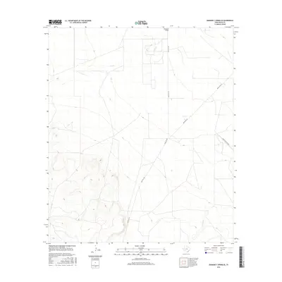 2016 Map of Diamond Y Spring SE, 2016 Print