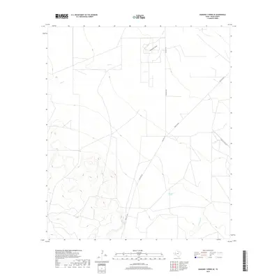2019 Map of Diamond Y Spring SE, 2019 Print
