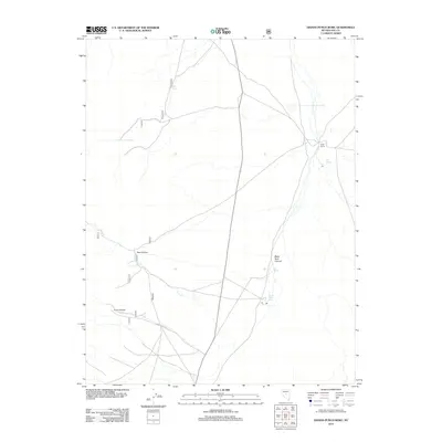 2012 Map of Dianas Punch Bowl, 2012 Print