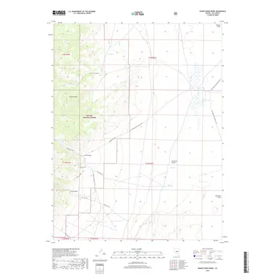 2018 Map of Dianas Punch Bowl, 2018 Print
