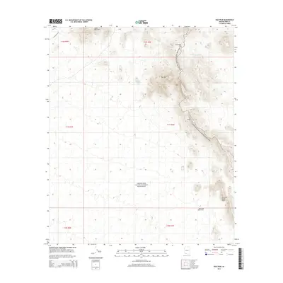 2014 Map of Diaz Peak, 2014 Print