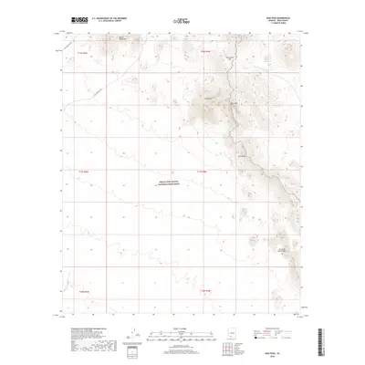 2018 Map of Diaz Peak, 2018 Print