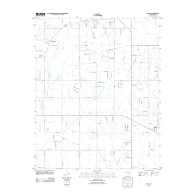 2013 Map of Dibble, 2013 Print