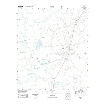 2010 Map of Diboll, 2010 Print