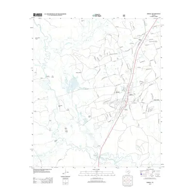 2013 Map of Diboll, 2013 Print
