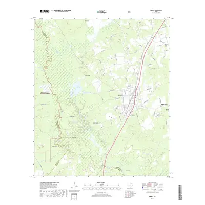 2019 Map of Diboll, 2019 Print