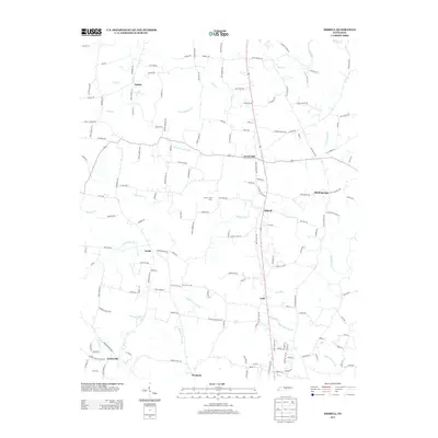 2013 Map of Dibrell, 2013 Print