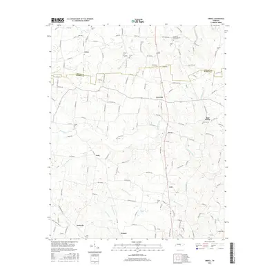 2016 Map of Dibrell, 2016 Print