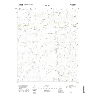 2019 Map of Dibrell, 2019 Print