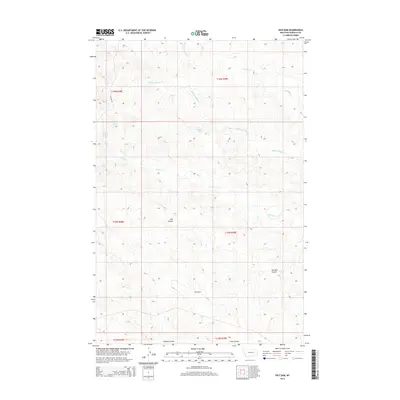 2014 Map of Dice Dam, 2014 Print