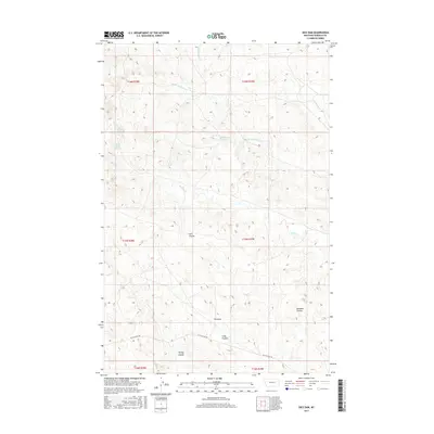 2017 Map of Dice Dam, 2017 Print