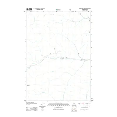 2012 Map of Dick Creek Lakes, 2012 Print