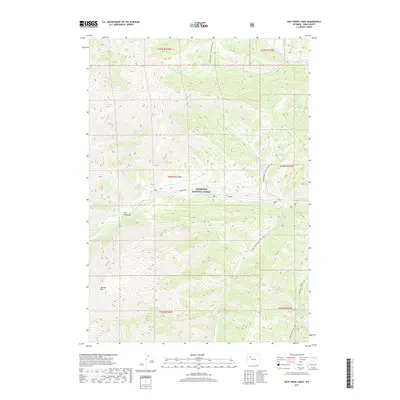 2017 Map of Dick Creek Lakes, 2017 Print