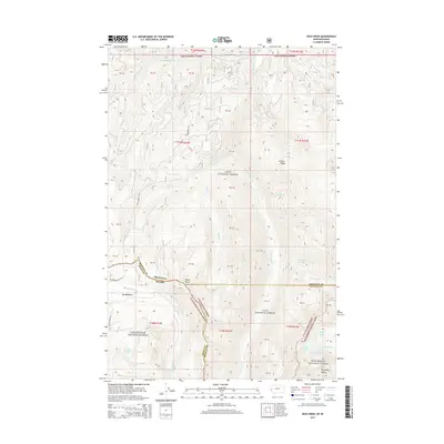 2014 Map of Dick Creek, 2014 Print