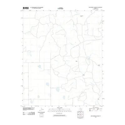 2010 Map of Dick Moore Canyon, 2010 Print