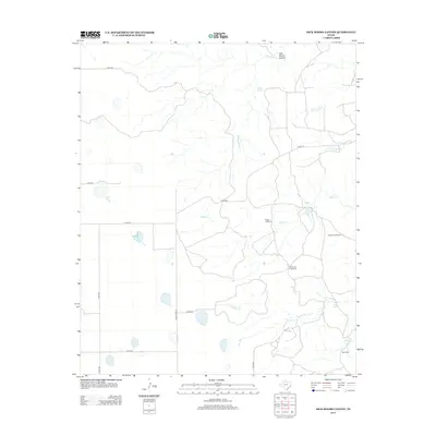 2012 Map of Dick Moore Canyon, 2012 Print