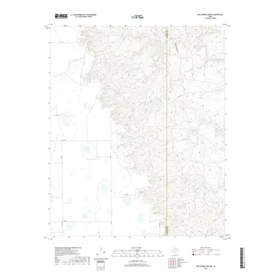 2019 Map of Dick Moore Canyon, 2019 Print