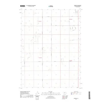 2017 Map of Dickens NE, 2017 Print