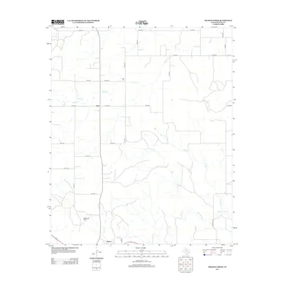 2012 Map of Dickens North, 2012 Print