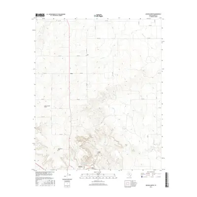 2016 Map of Dickens North, 2016 Print