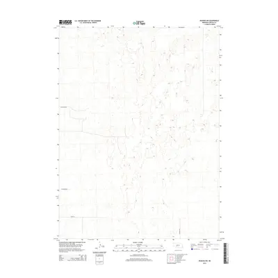 2014 Map of Dickens NW, 2014 Print