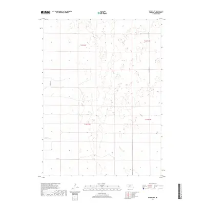 2017 Map of Dickens NW, 2017 Print