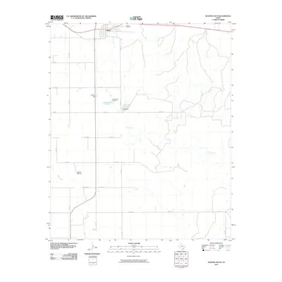 2010 Map of Dickens South, 2010 Print