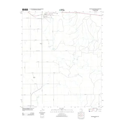 2012 Map of Dickens South, 2012 Print