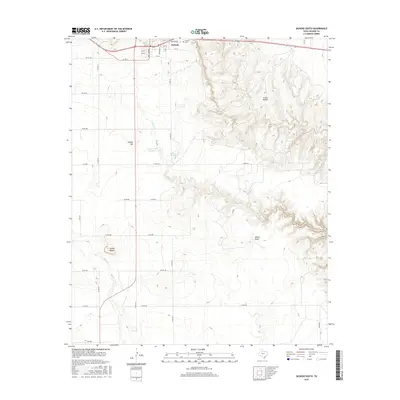 2016 Map of Dickens South, 2016 Print