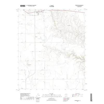 2019 Map of Dickens South, 2019 Print