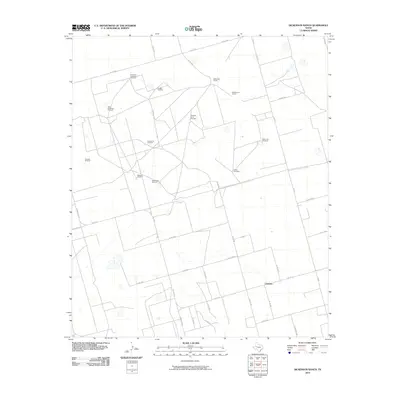 2010 Map of Dickenson Ranch, 2010 Print